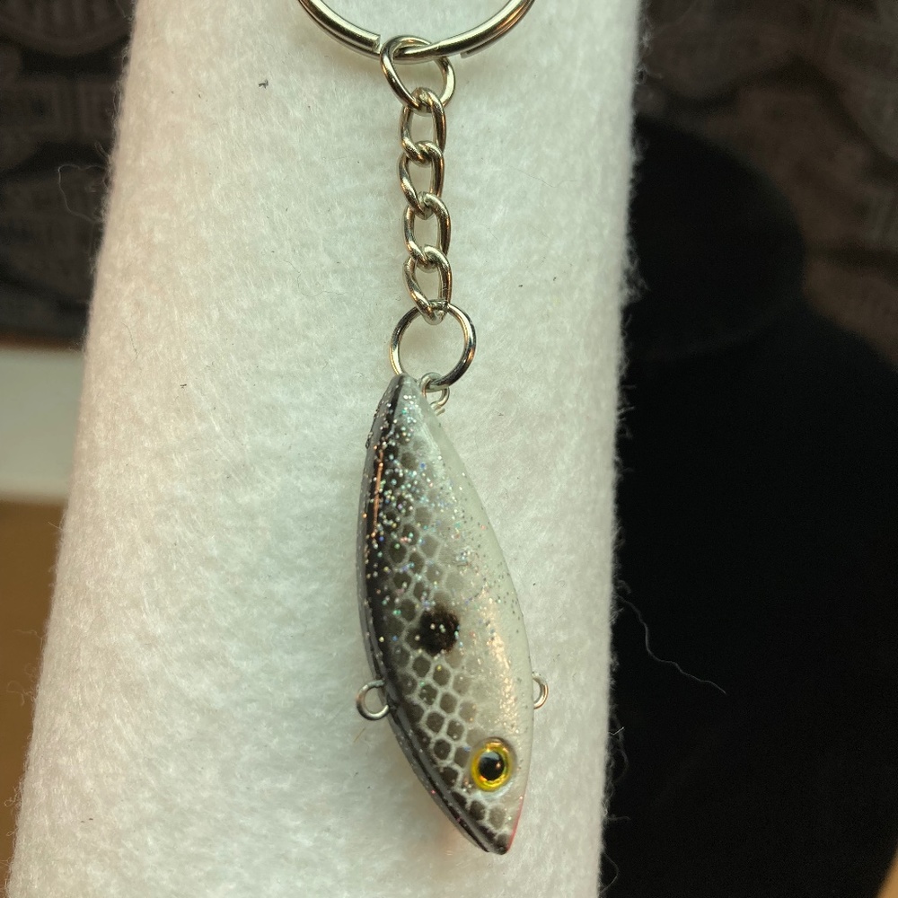 Fish lure keychain